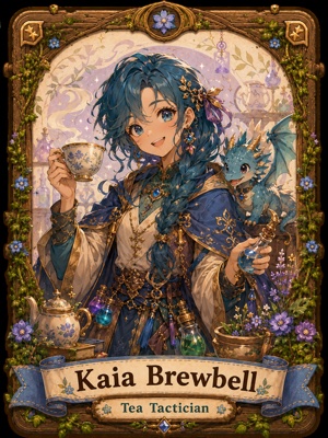 Kaia Brewbell character card