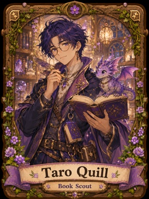 Taro Quill character card